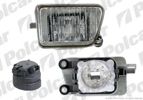 Фара передня vw GOLF II, 83- Polcar 953729E