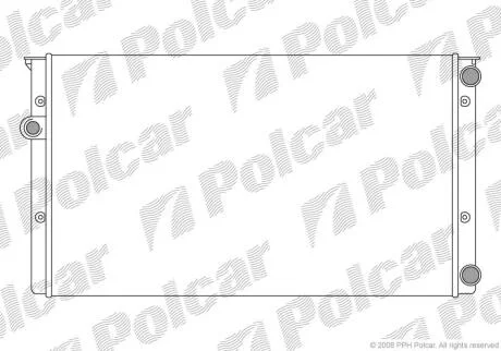GOLF III, VENTO 1.6, 1.8, 2.0 с кодниционером Polcar 953808A8