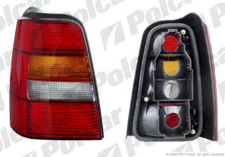 Ліхтар задній vw GOLF III, 92- Polcar 9538881E