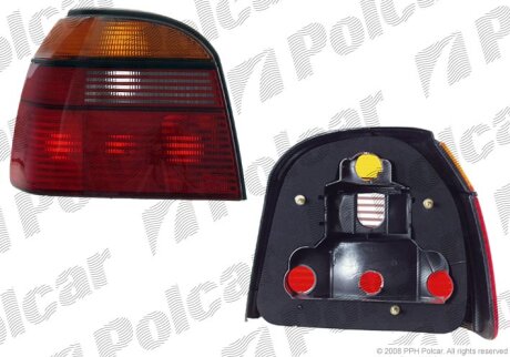 Ліхтар задній, vw GOLF III, 92- Polcar 953888E