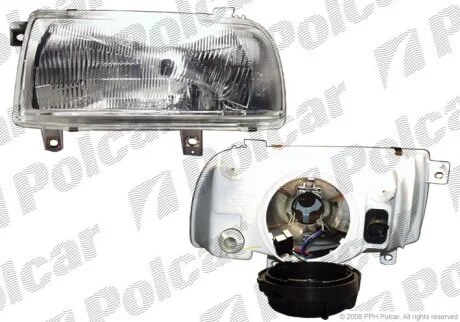 Фара основна, vw VENTO,01.92-10.98 Polcar 953909E