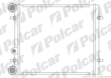 Радіатор охолодження, BORA Variant (1J6), Polcar 9541081