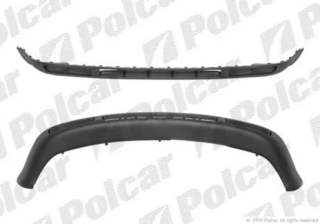 Спойлер бампера переднього vw GOLF IV, 97- Polcar 9541252