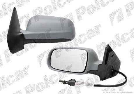 Дзеркало зовнішнє лівий, VW GOLF IV Polcar 9541517M