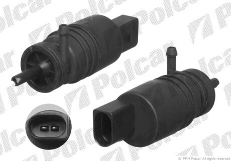 Насос склоомивача Audi/Bmw/Mercedes/VW 97- Polcar 9541PS1