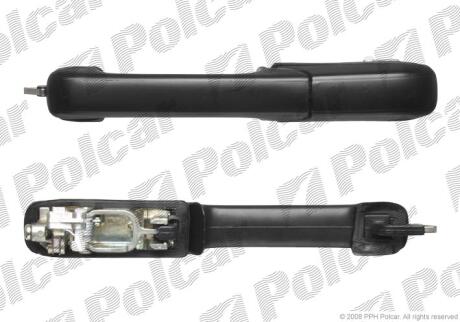 Ручка дверей задніх ліва VW Passat 94-97 Polcar 9547Z43