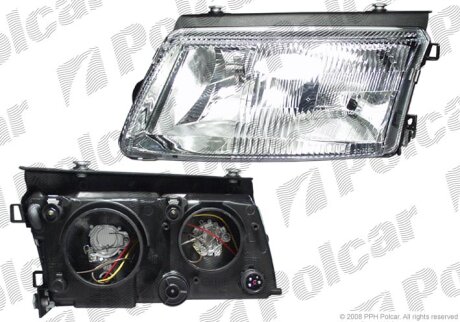 Фара основна, vw PASSAT (B5), 97- Polcar 954810E