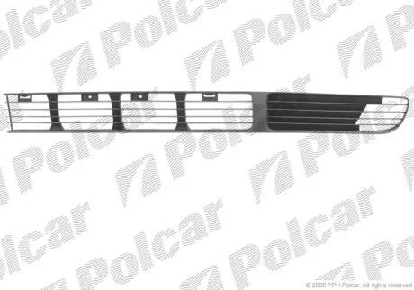 Решітка бампера переднього ліва VW (B5, 3B2, 3B5) 96-02 Polcar 9548277