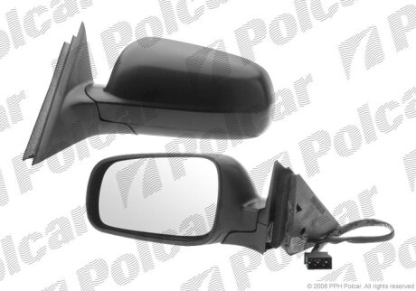 Дзеркало зовнішнє лівий, VW PASSAT 96-97 Polcar 9548514M