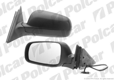 Дзеркало зовнішнє лівий, VW PASSAT 98- Polcar 9548517M