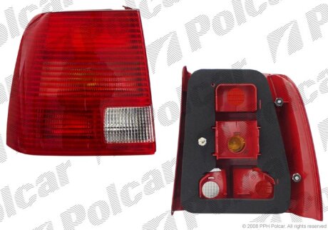 Ліхтар задній, vw PASSAT (B5), 97- Polcar 9548880E