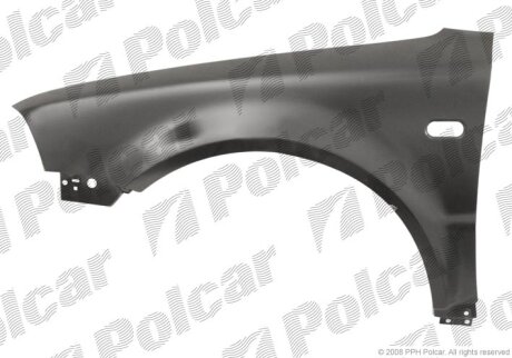 Крило переднє правий, vw PASSAT (B5), 01- Polcar 954902J
