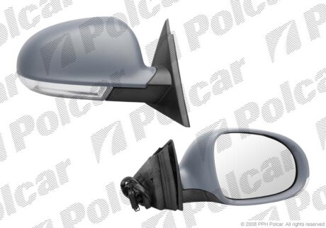 Дзеркало зовнішнє правий, VW PASSAT 03- Polcar 9549524M
