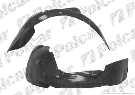 Подкрилок VW PASSAT (B5 (3B GP)), 11.00-01.05 Polcar 9549FL1