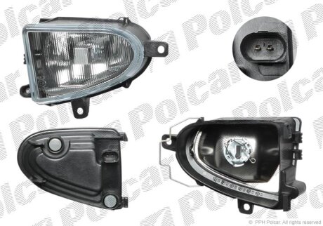 Фара передня SEAT ALHAMBRA, 95- Polcar 955029E