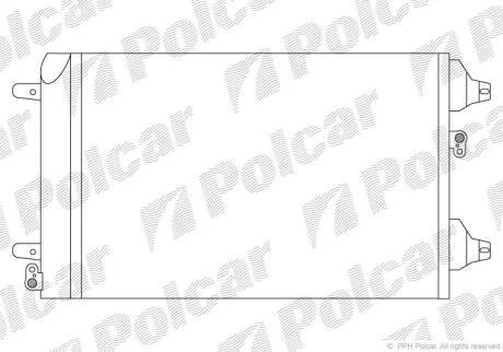Радіатори кондиціонера Polcar 9550K8C1