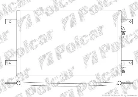 Радіатори кондиціонера Polcar 9550K8C2
