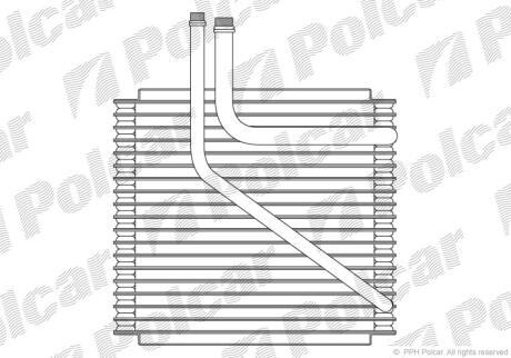 Випарник кондиціонера Polcar 9550P83