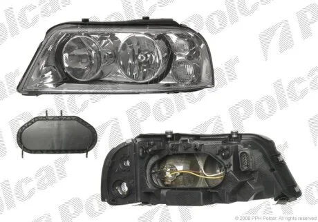 Фара основна, SEAT ALHAMBRA, 01- Polcar 955110E