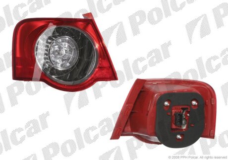 Ліхтар задній, PASSAT,SDN+KOMBI (B6 Polcar 955587S