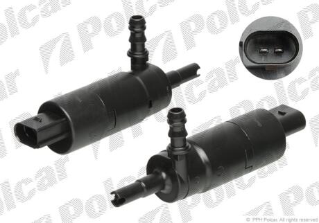 Склооприскувач фари (насос) BMW/VAG Polcar 9555PS1
