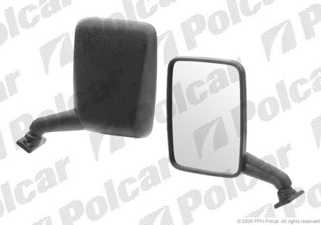 Дзеркало зовнішнє лівий, VW TRANSP.T3 80- Polcar 956551M