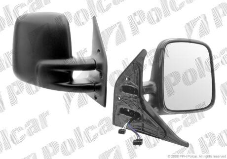 Дзеркало зовнішнє правий VW TRANSPOR.T4 9/90- Polcar 9566524E