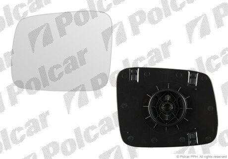 Вставка зовнішнього дзеркала правий, VW TRANSPOR.T4 9/90- Polcar 956655M