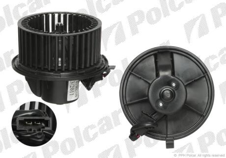 Вентилятор салону VW T-4 1.9D-2.8 07.90-06.03 Polcar 9566NU1