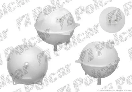 Бачок компенсаційний VW T4 A 1,8-2,8 9/90- Polcar 9566ZB1