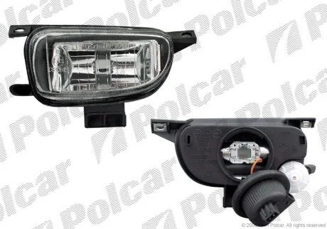 Фара передня, vwTRANSPORT.(T4),90- Polcar 956730E