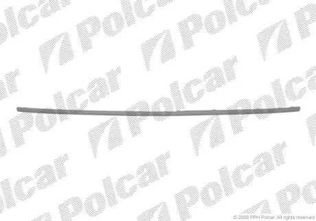 Молдинг бампера серединна Volkswagen MULTIVAN (T5), 2004- 956807-9 Polcar 9568079