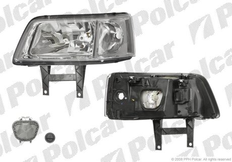 Фара основна, TRANSPORT.(T5),04-09 Polcar 956809U