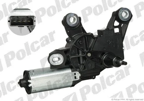 Моторчик склоочисника, TRANSPORTER (T5),09- Polcar 9568SWT2