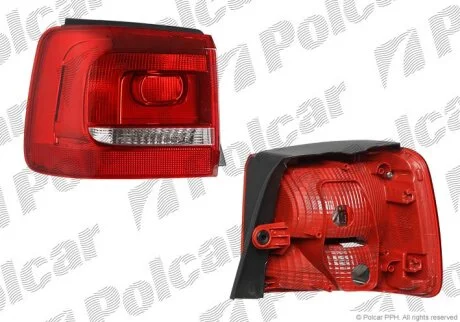 Ліхтар задній, TOURAN, 07.10- Polcar 9579873E