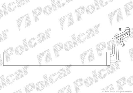 Радіатор масла, TOUAREG 02-07 Polcar 9580L85X