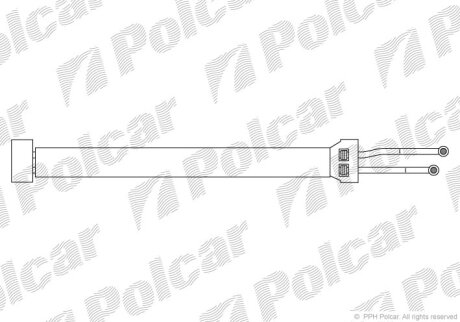 Радіатор масла, CAYENNE (92A), 05.10 Polcar 9582L82X