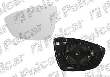 Вставка зовнішнього дзеркала лівий, PASSAT (B7), 11.10- Polcar 95D1544M