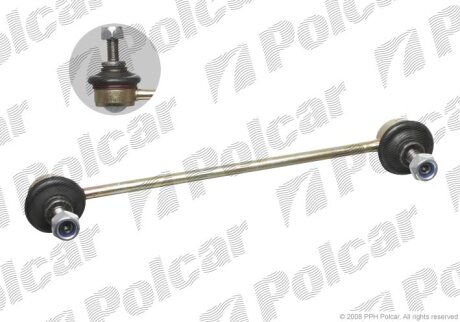 Стійка стабілізатора лівий=правий, BMW E30 84-90 Polcar B206