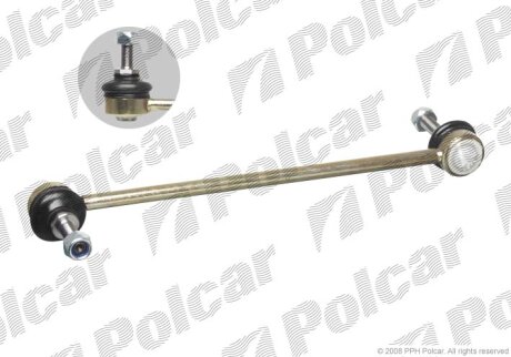 Стійка стабілізатора лівий=правий, BMW5 E39 96- Polcar B409