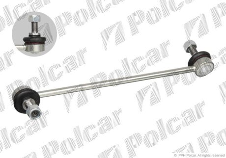 Стійка стабілізатора лівий, CHEVROLET CAPTIVA Polcar CH607