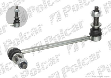 Стійка стабілізатора лівий, CHARGER, 06.05-12.10 Polcar CR307