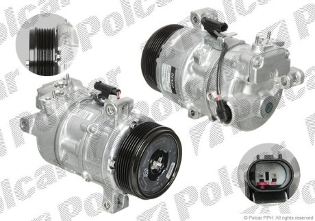 Компресор кондиціонера (новий), 3 E90/E91 Polcar DCP05026