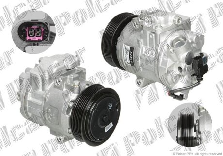 Компресор кондиціонера (новий), FABIA I (6Y2), 08.99 Polcar DCP32020