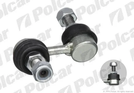 Стійка стабілізатора лівий, DAIHATSU SIRION Polcar DH417