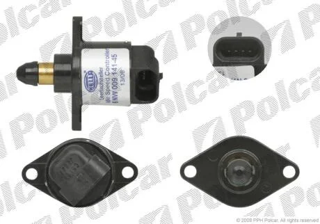 Регулятор холостого ходу Peugeot 1.6-2.0 306/405/406 Polcar E050015