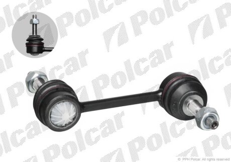 Стійка стабілізатора лівий=правий, BOXER Autobus, 09.05 Polcar F819