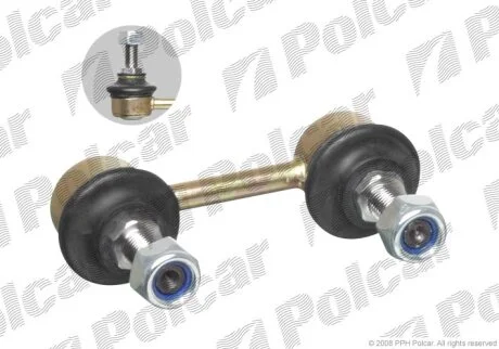 Стійка стабілізатора лівий=правий, HYUNDAI ACCENT 94- Polcar HY310