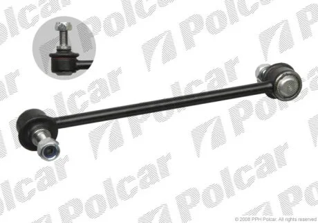 Стійка стабілізатора лівий, KIA PICANTO Polcar KI407