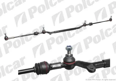 Рульова тяга лівий=правий, MERCEDES W202 92- Polcar M128